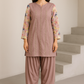 Mauve Lawn Suit with Gota Kinar