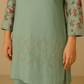 Light Blue Lawn Suit with Farshi Shalwar