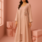 Nude Pink Pure Silk Suit