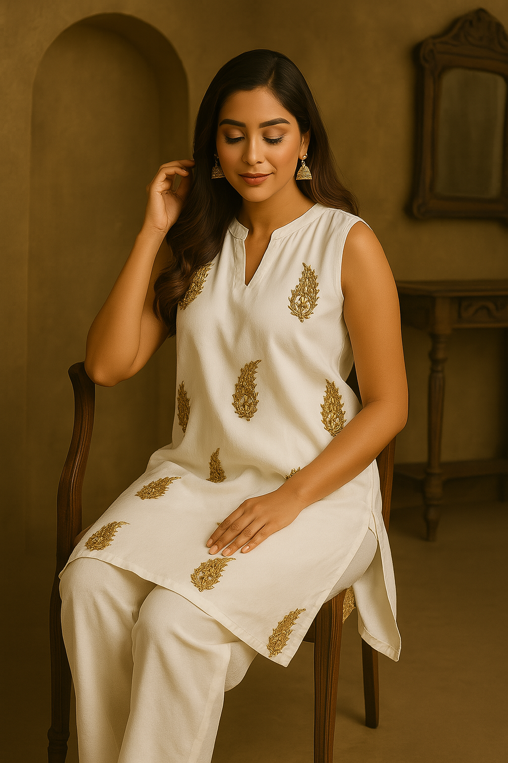 Formé – Off‑White Cotton Silk