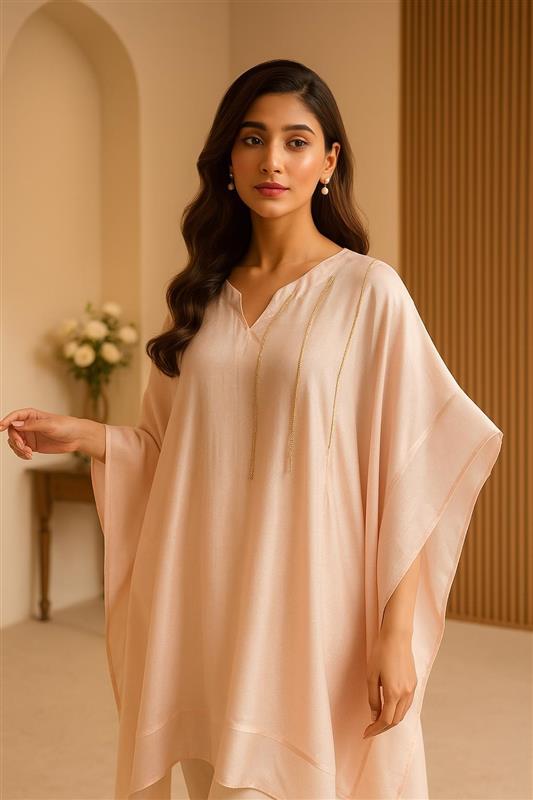 Soft Baby Pink Cotton Net Shirt