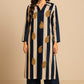 Formé – Ivory & Navy Blue Cotton Silk Set